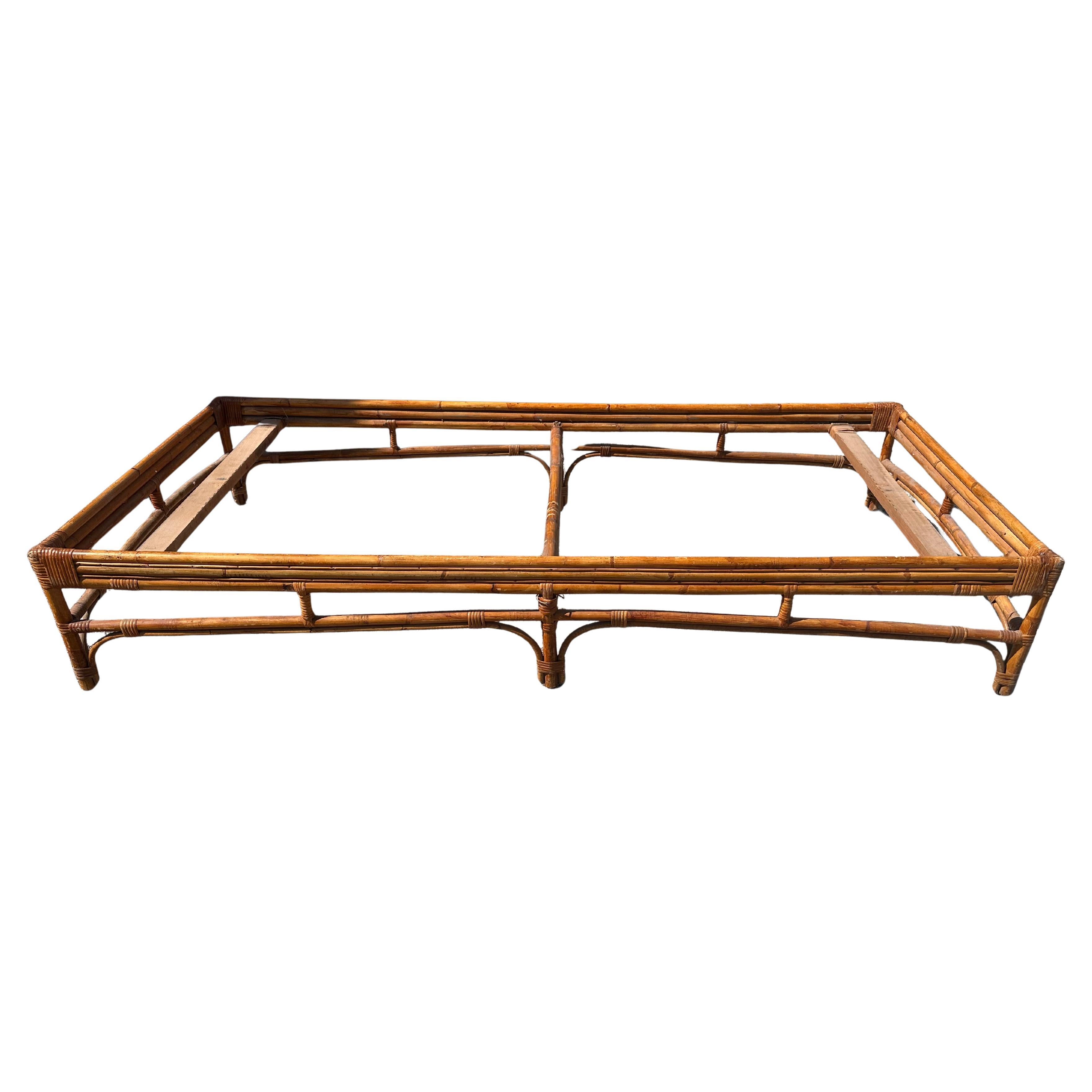 French Bamboo daybed frame
