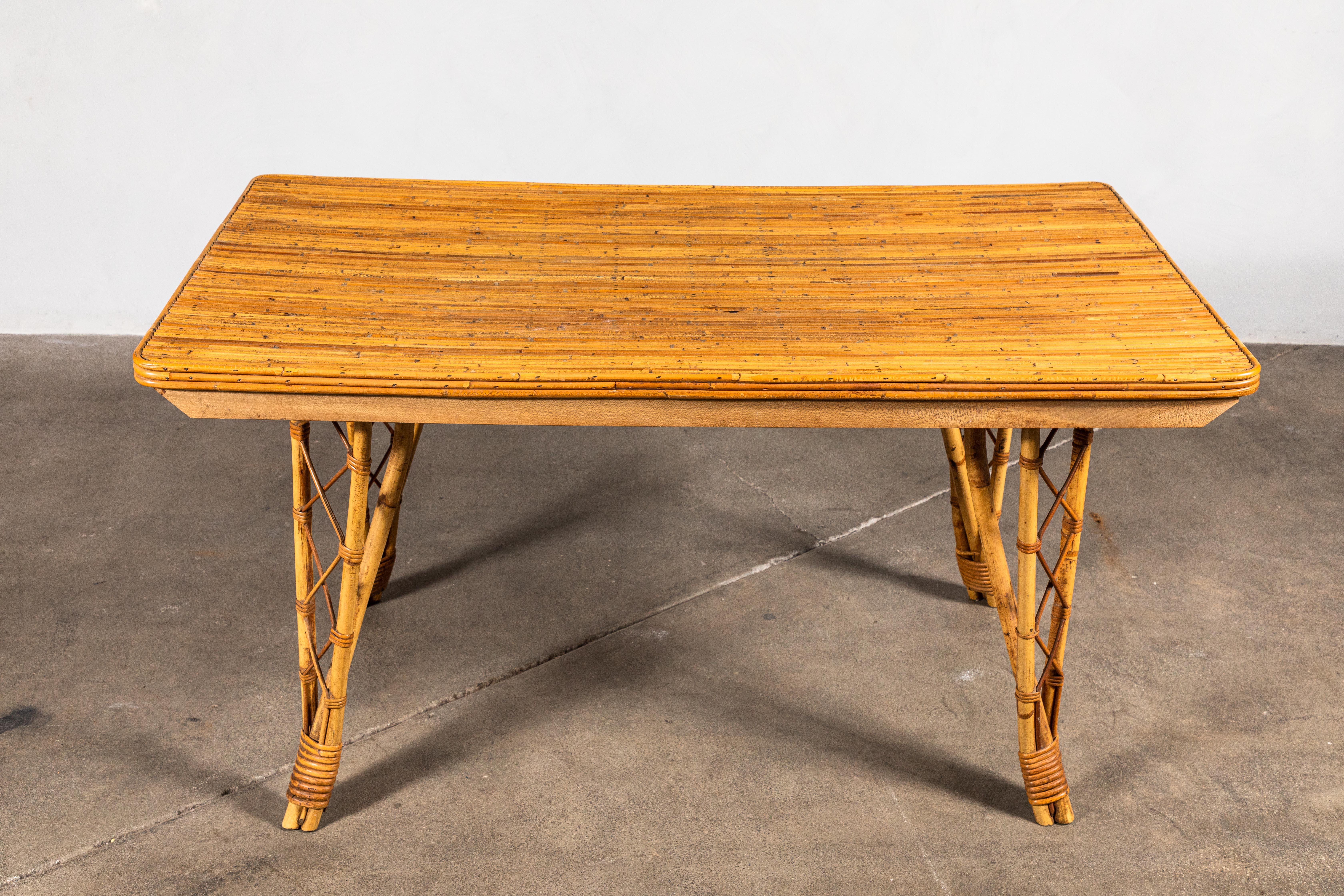 French Bamboo Dinging Table 8
