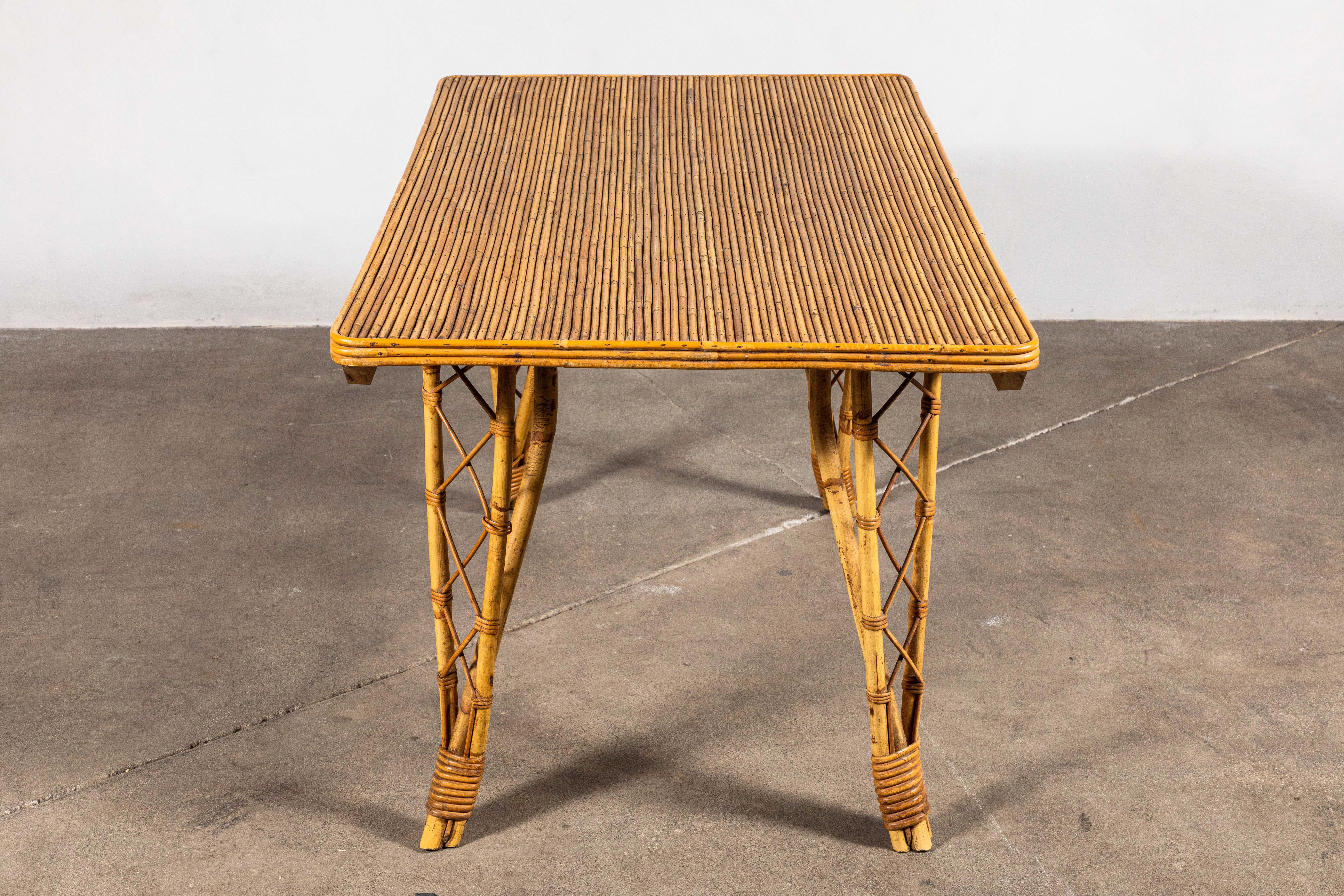 French Bamboo Dinging Table 4