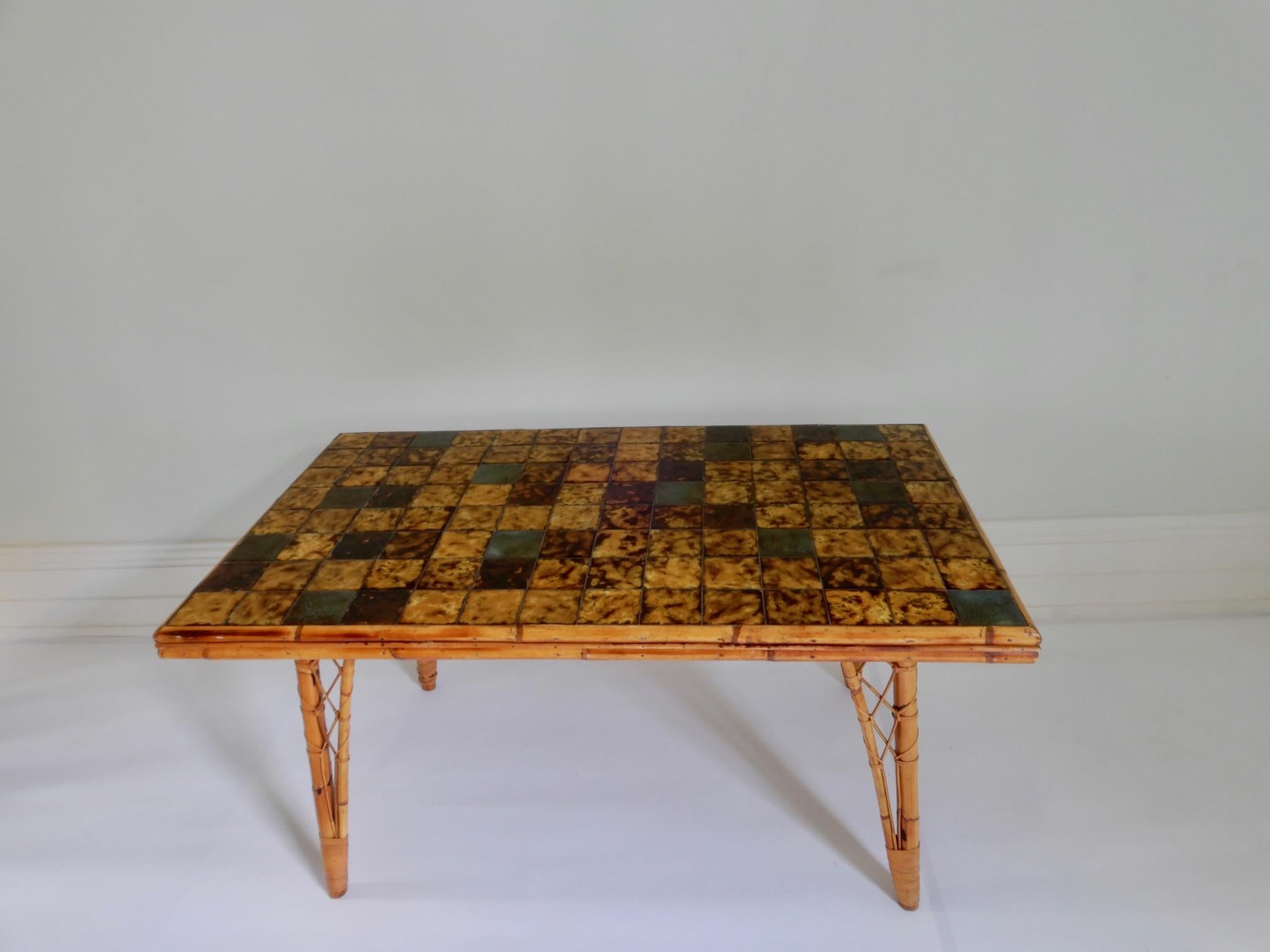 tile top dining table