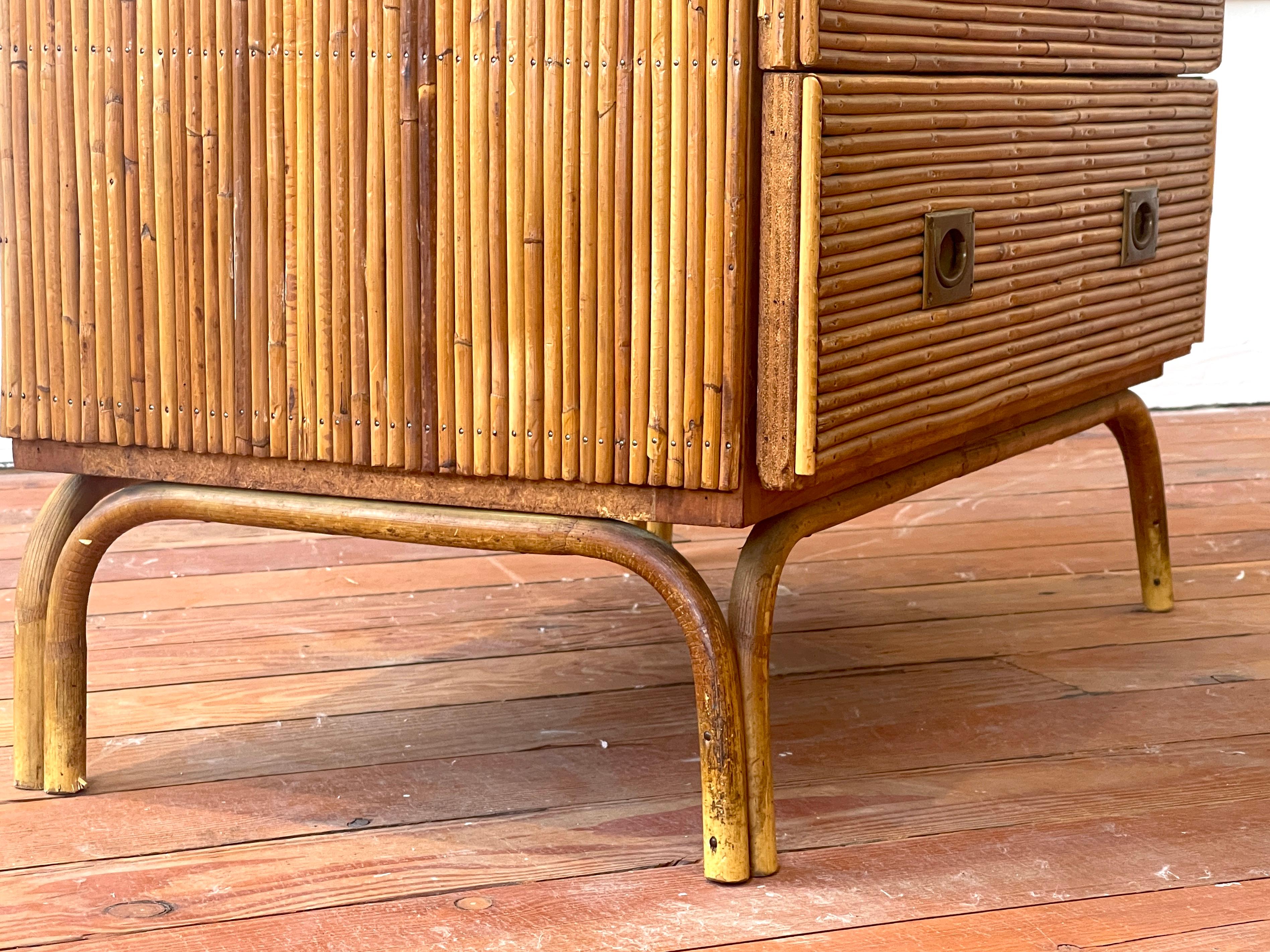 French Bamboo Dresser 9