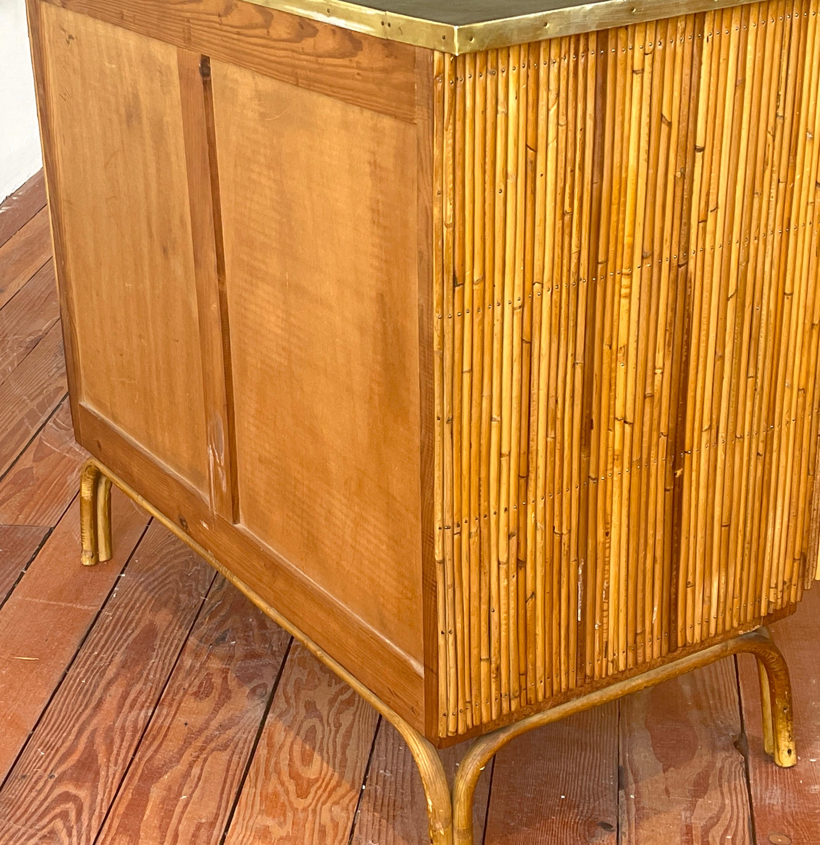 French Bamboo Dresser 16