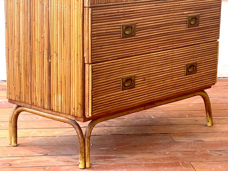 French Bamboo Dresser For Sale at 1stDibs bambus kommode