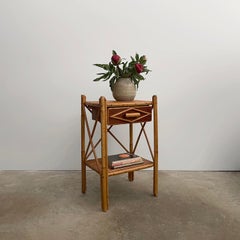 Table d'appoint en bambou français