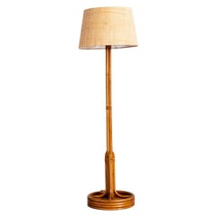 French Bamboo Floor Lamp