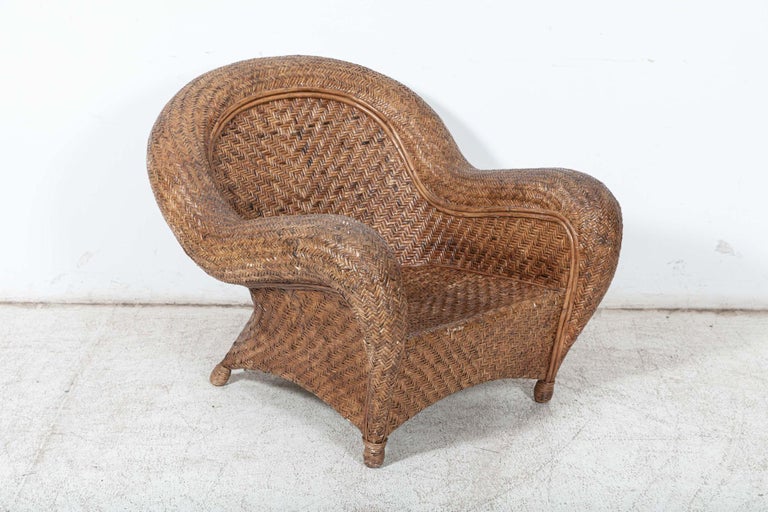 Pottery barn malabar chair and ottoman store