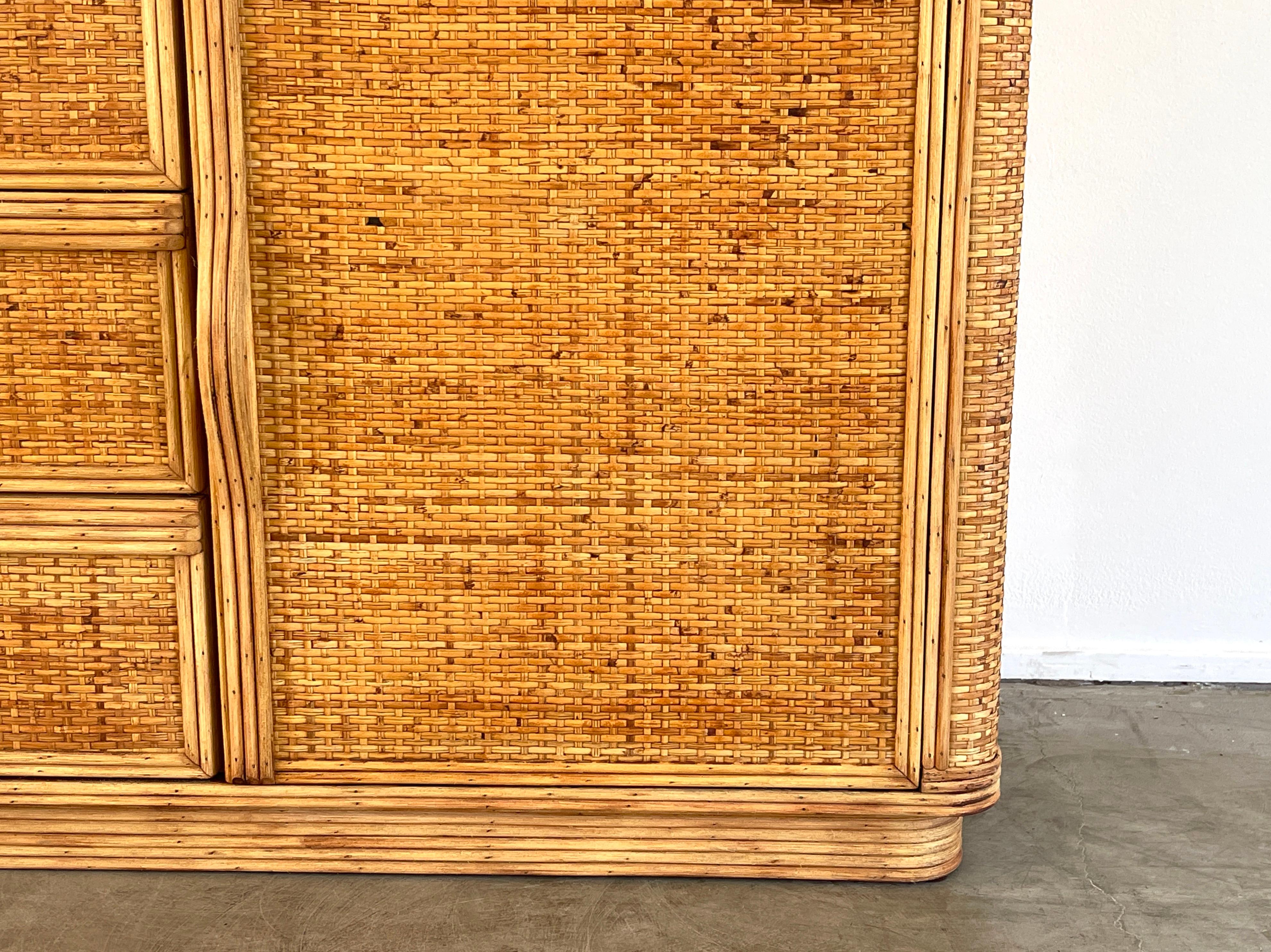 French Bamboo Sideboard 6