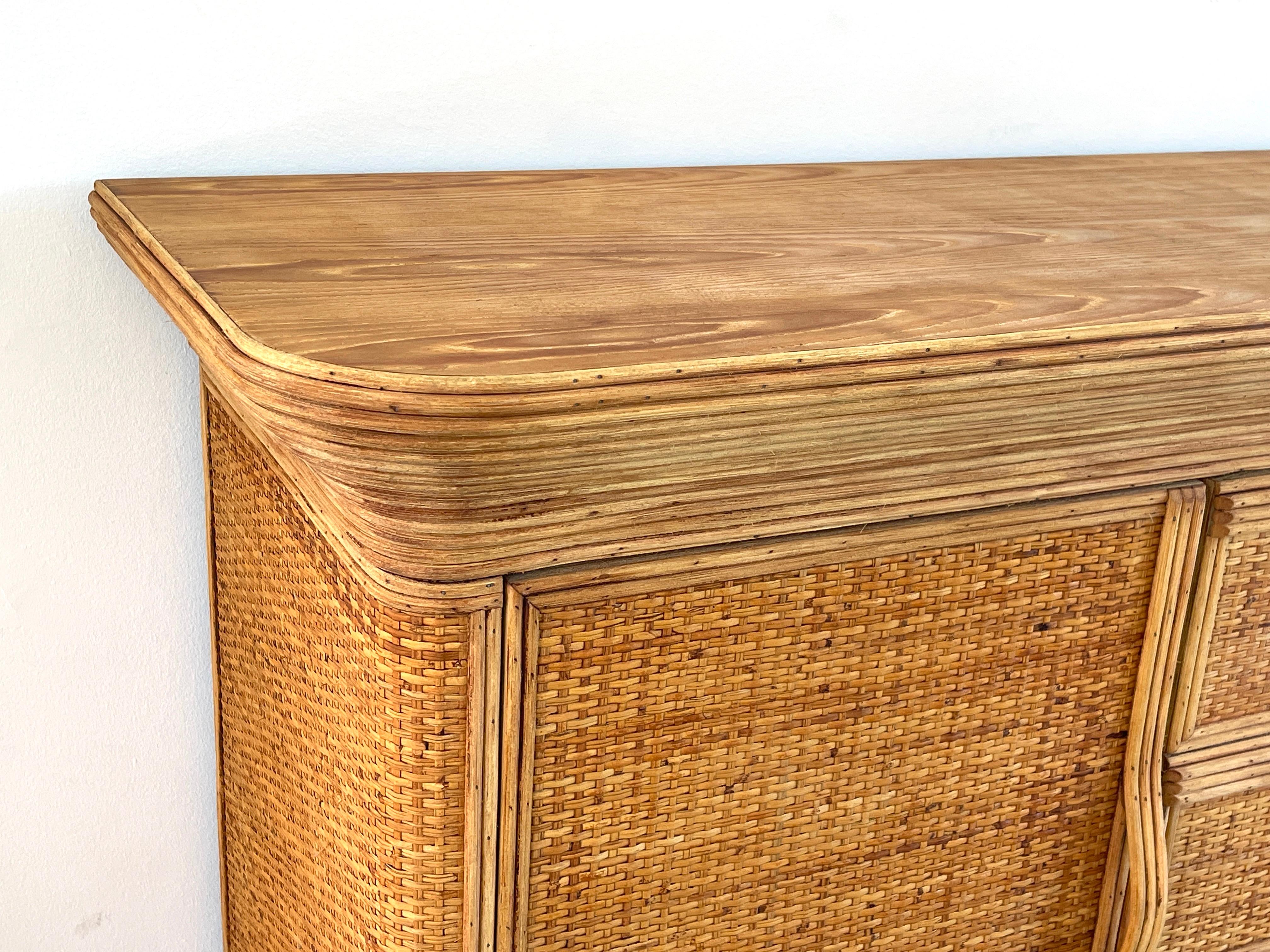 French Bamboo Sideboard 7
