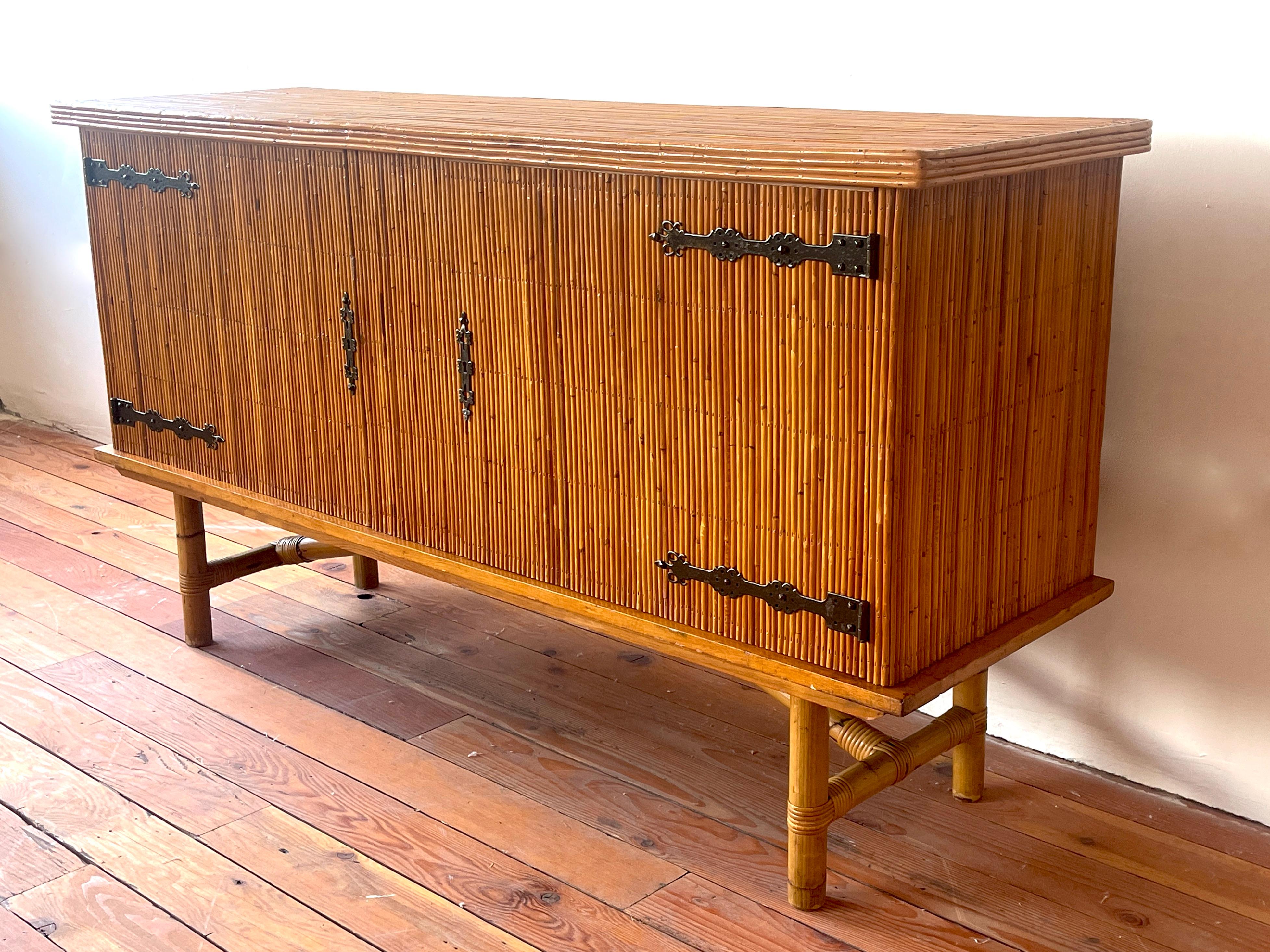 French Bamboo Sideboard 9