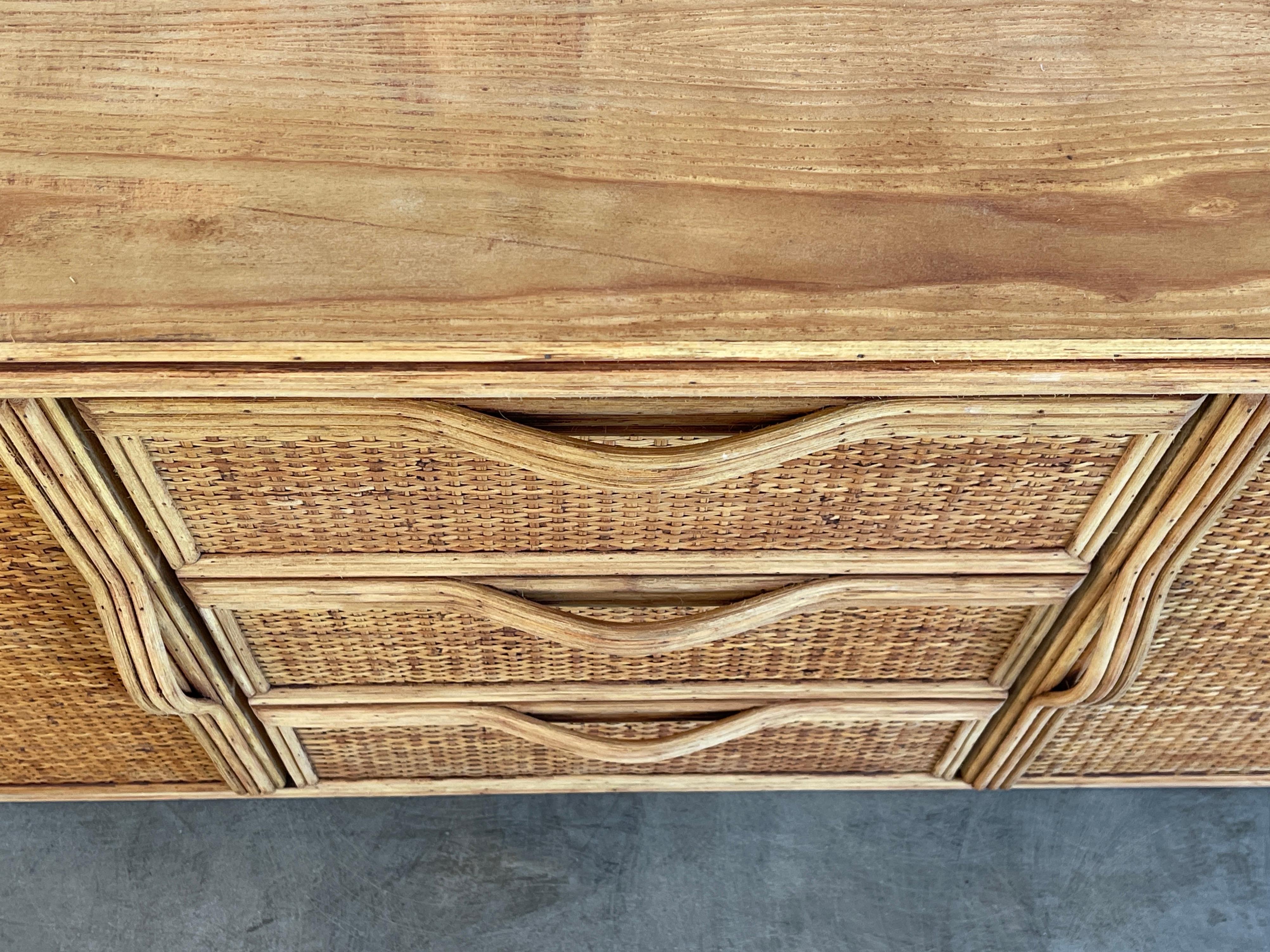 French Bamboo Sideboard 10