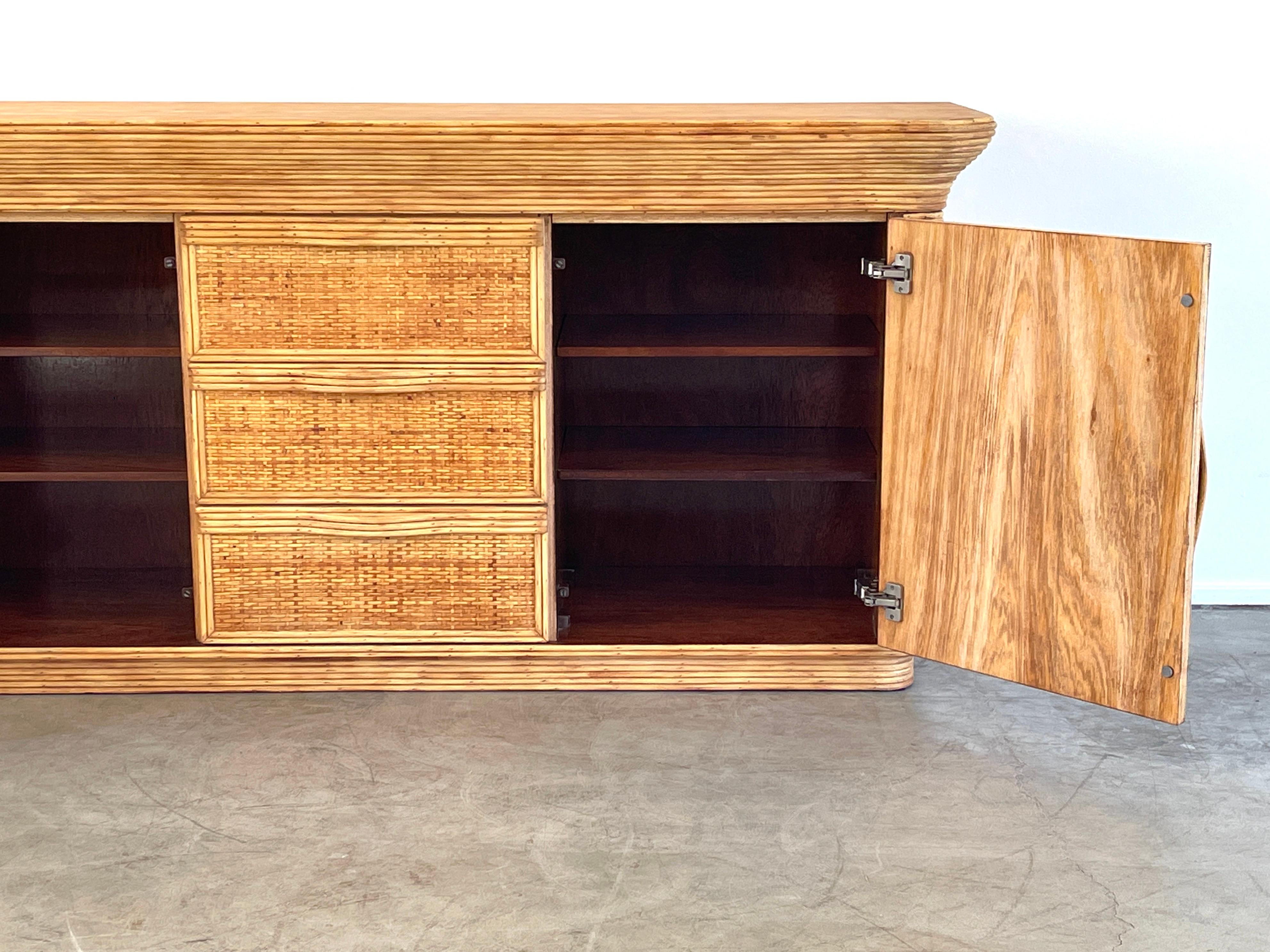French Bamboo Sideboard 11