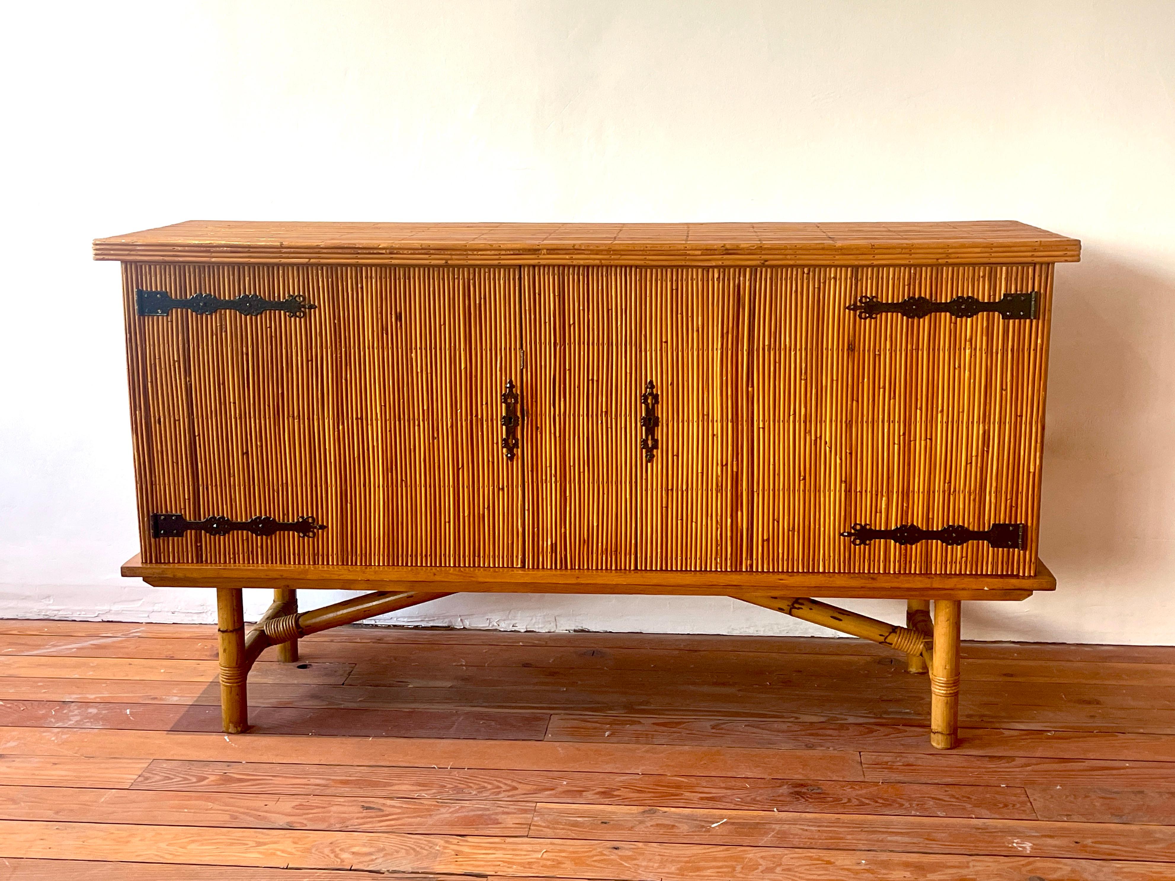 French Bamboo Sideboard 11