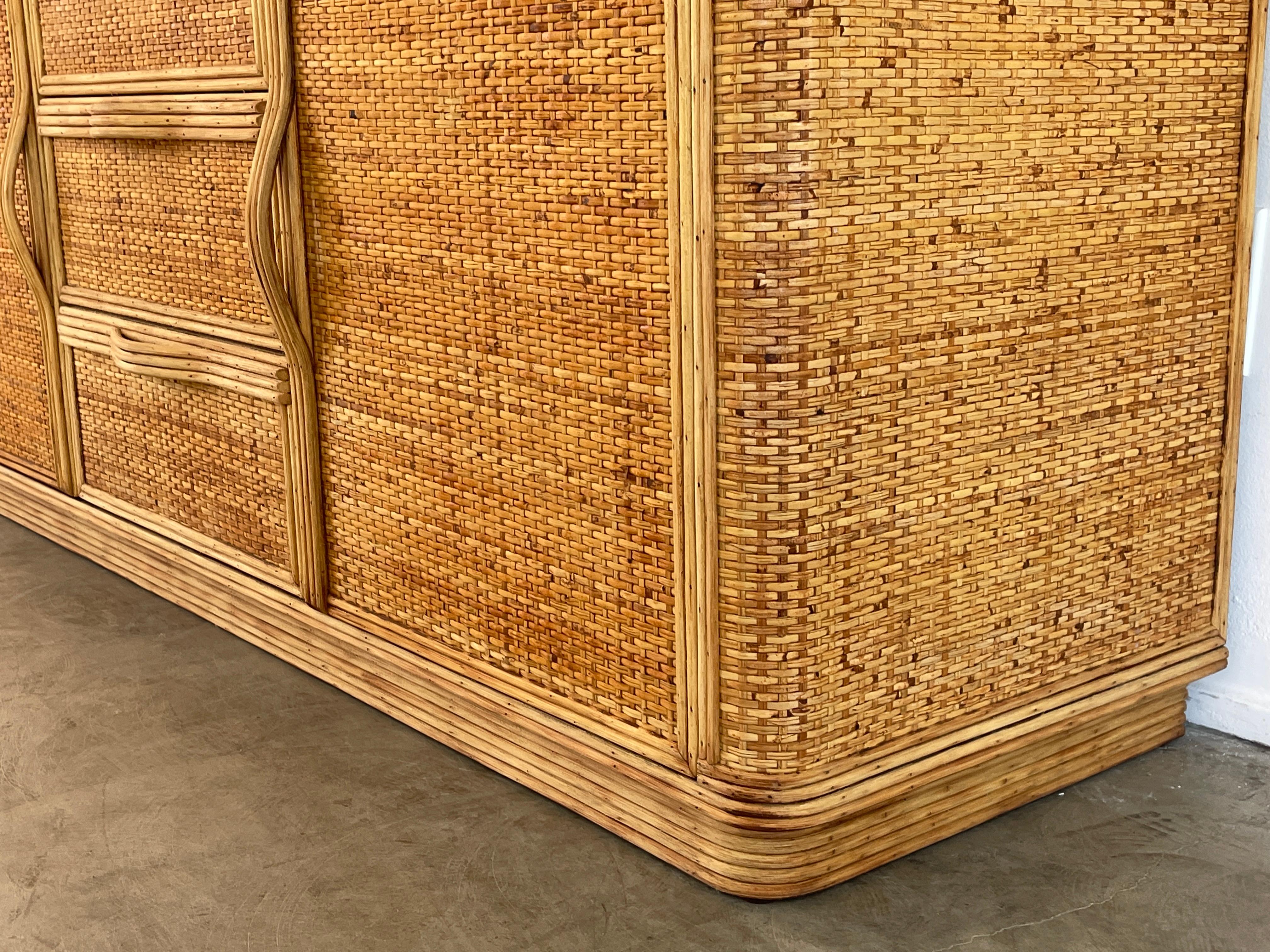 French Bamboo Sideboard 13