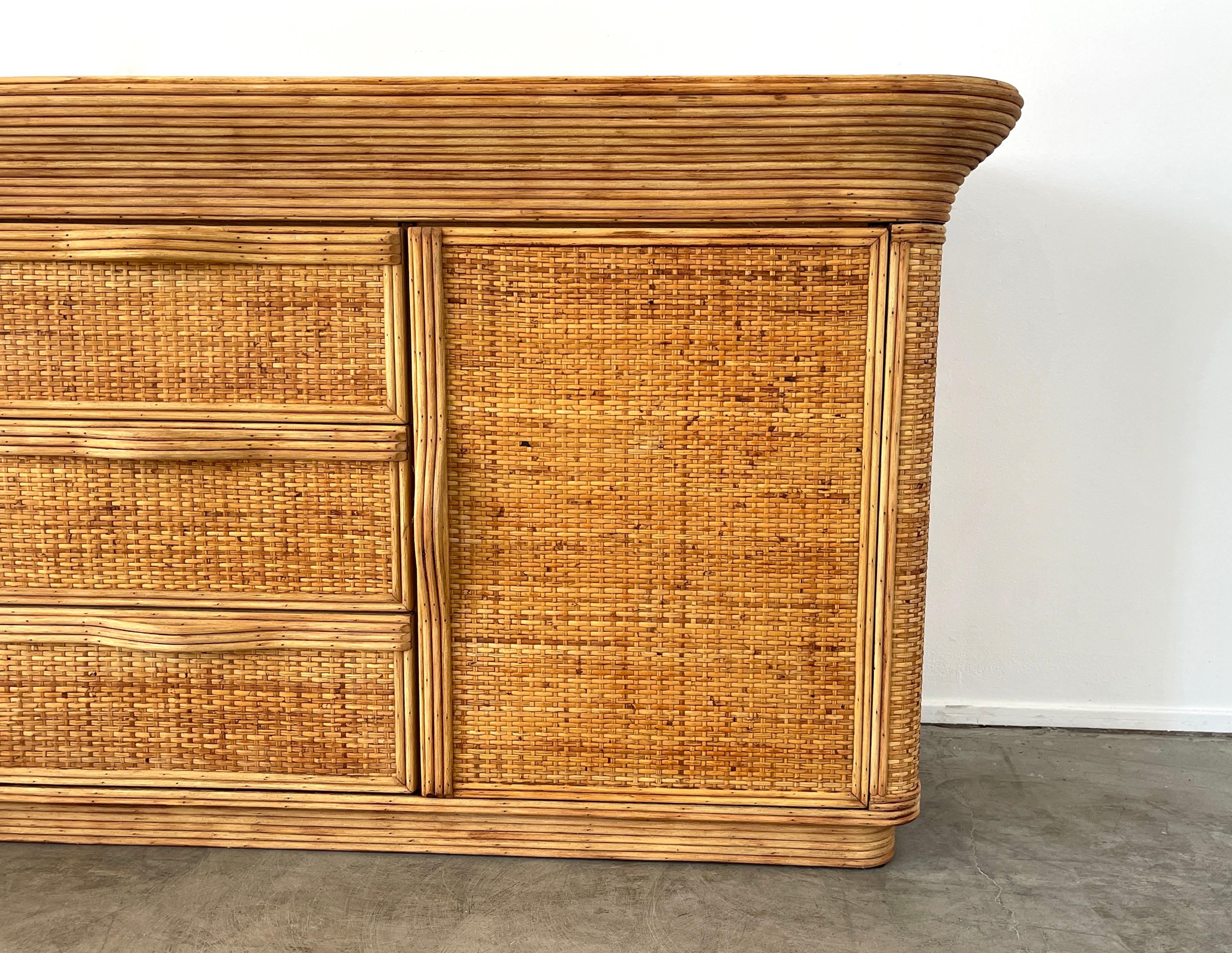 French Bamboo Sideboard 5