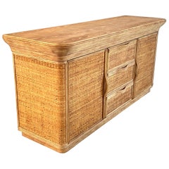 French Bamboo Sideboard