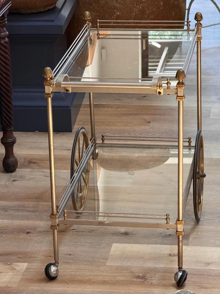 Francese Carrello da bar francese della metà del 20° secolo in vendita