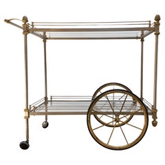 French bar cart from the mid-20th century