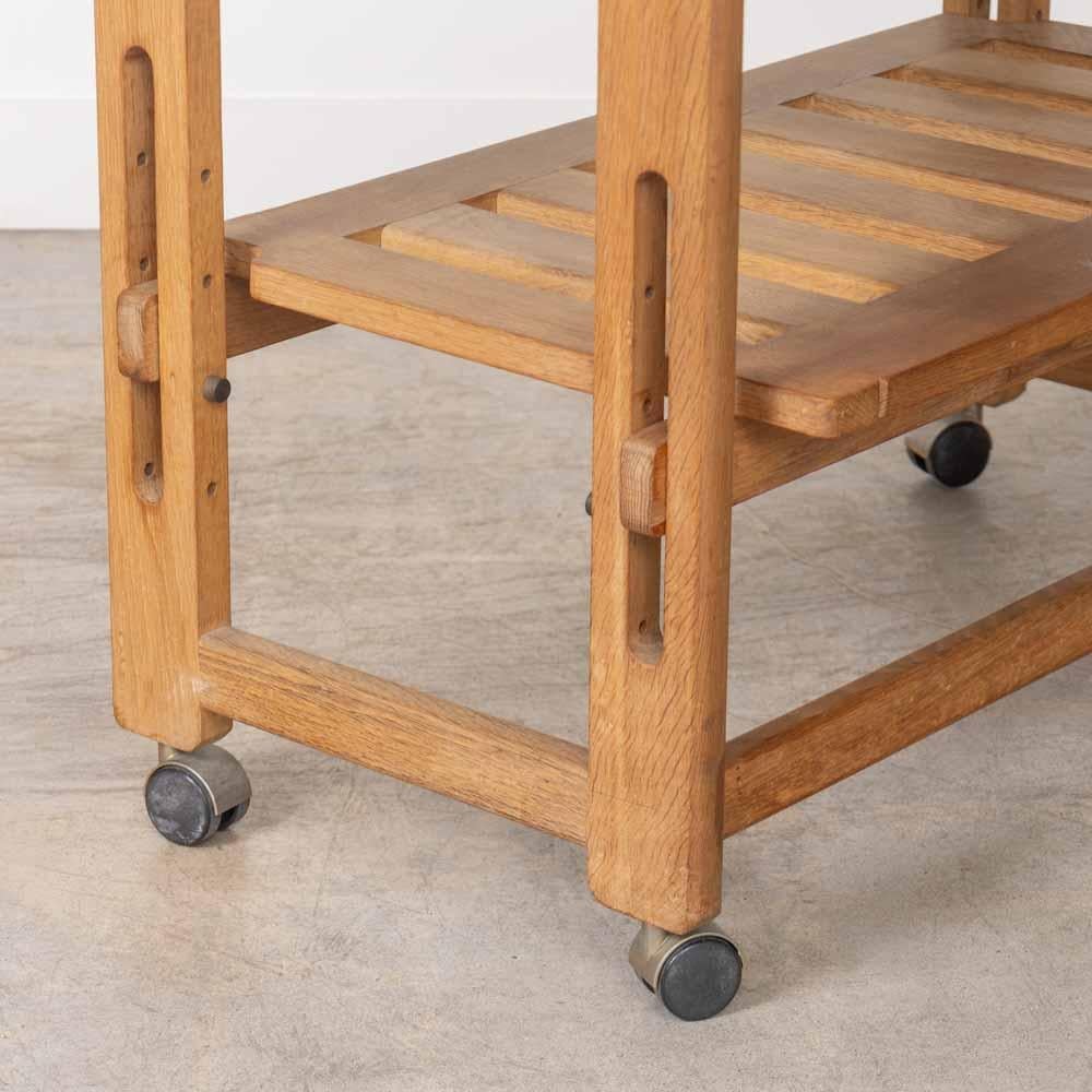 Chariot de bar sculpté français dans le style de Guillerme et Chambron en vente 10