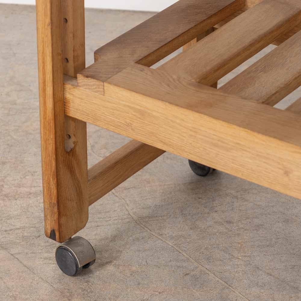 Chariot de bar sculpté français dans le style de Guillerme et Chambron en vente 11