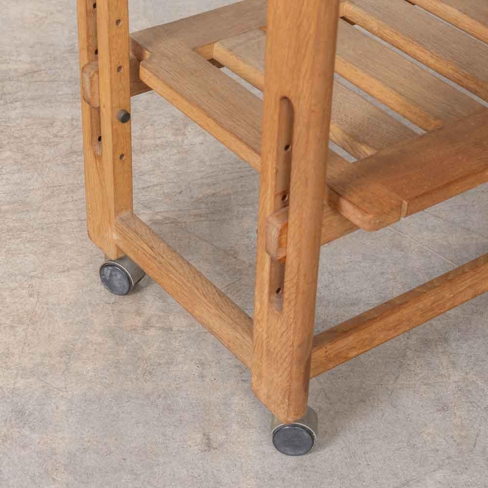 Chariot de bar sculpté français dans le style de Guillerme et Chambron en vente 2