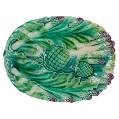 French Barbotine Asparagus Platter