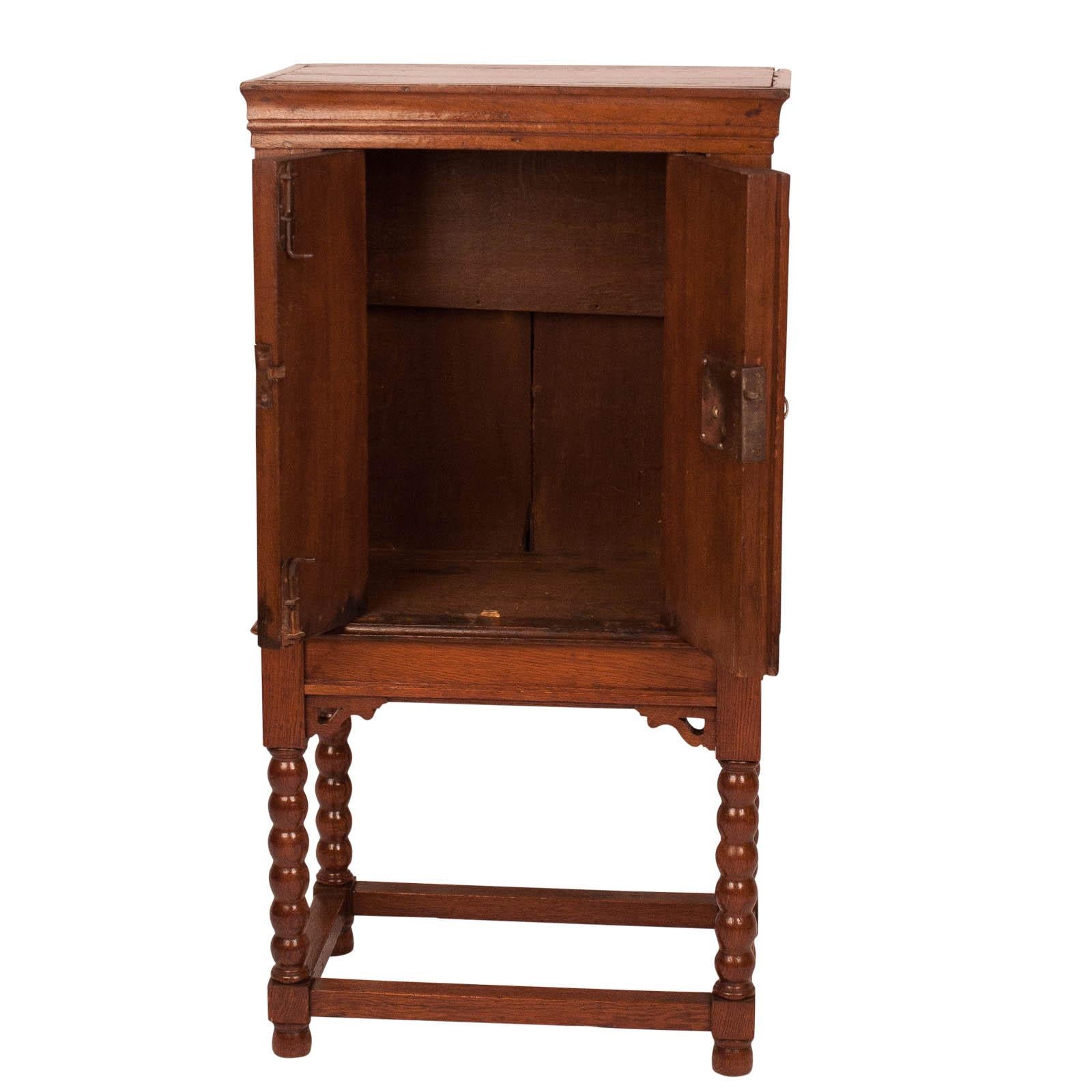 French Baroque Cabinet on Later Stand, circa 1800 In Good Condition In San Francisco, CA