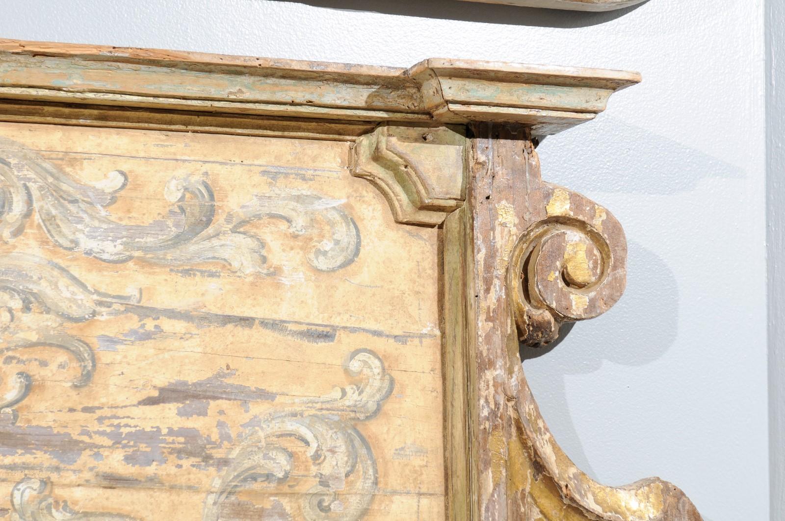 French Baroque Style Architectural Fragment with Volutes, Late 19th Century 4