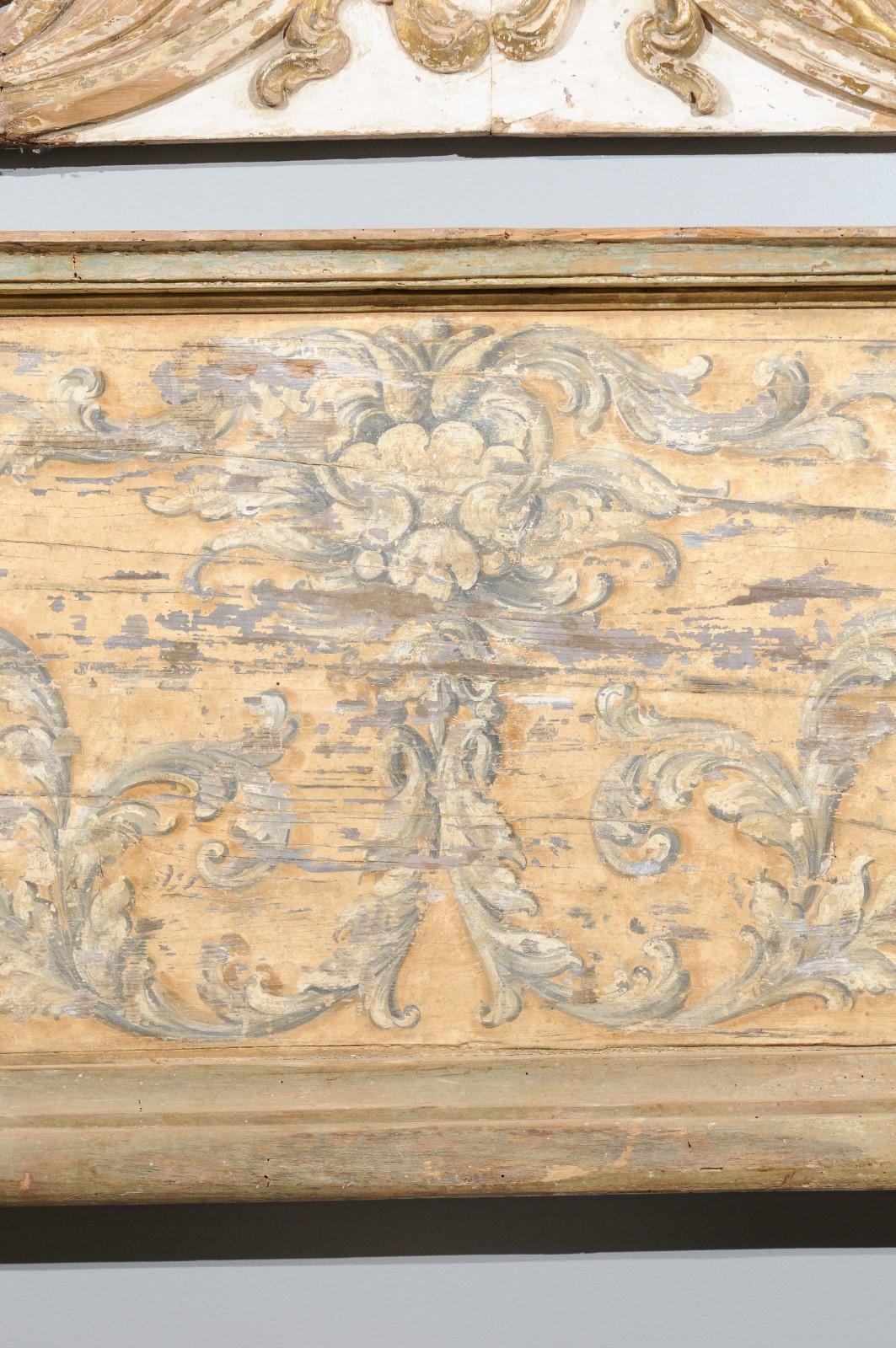 French Baroque Style Architectural Fragment with Volutes, Late 19th Century In Good Condition In Atlanta, GA