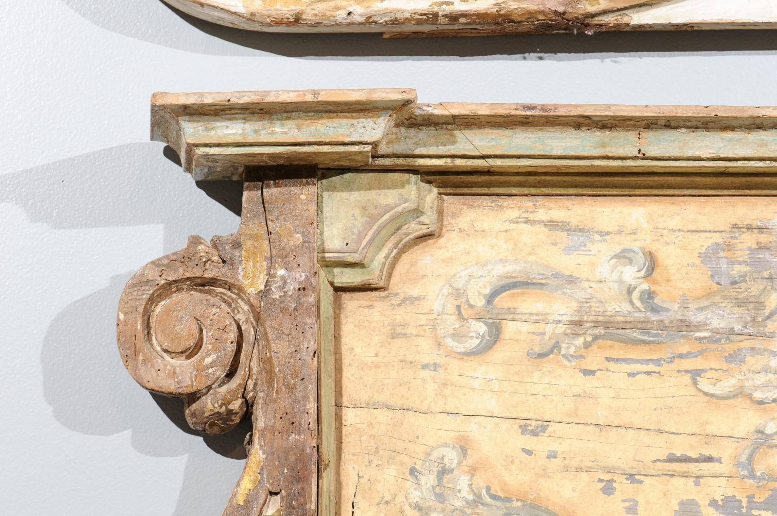 French Baroque Style Architectural Fragment with Volutes, Late 19th Century 3