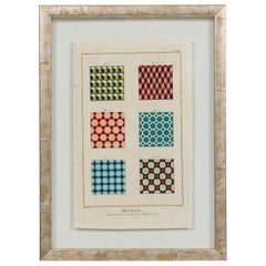 French Baroque Style Marbrerie Print Titled: "Plate III"