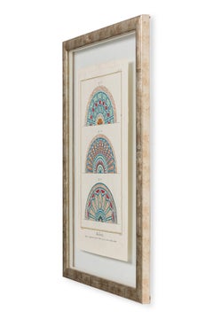 French Baroque Style Marbrerie Print Titled: "Plate VI"