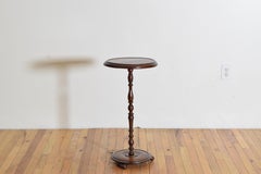 Französischer Barock Gueridon mit Pedestal aus Nussbaum, 3. Quartal 19.