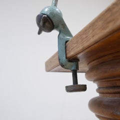 French Bauhaus Clamp Table Lamp by Bernard-Albin Gras