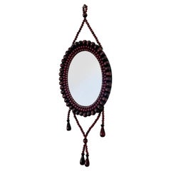Miroir de boudoir en perles