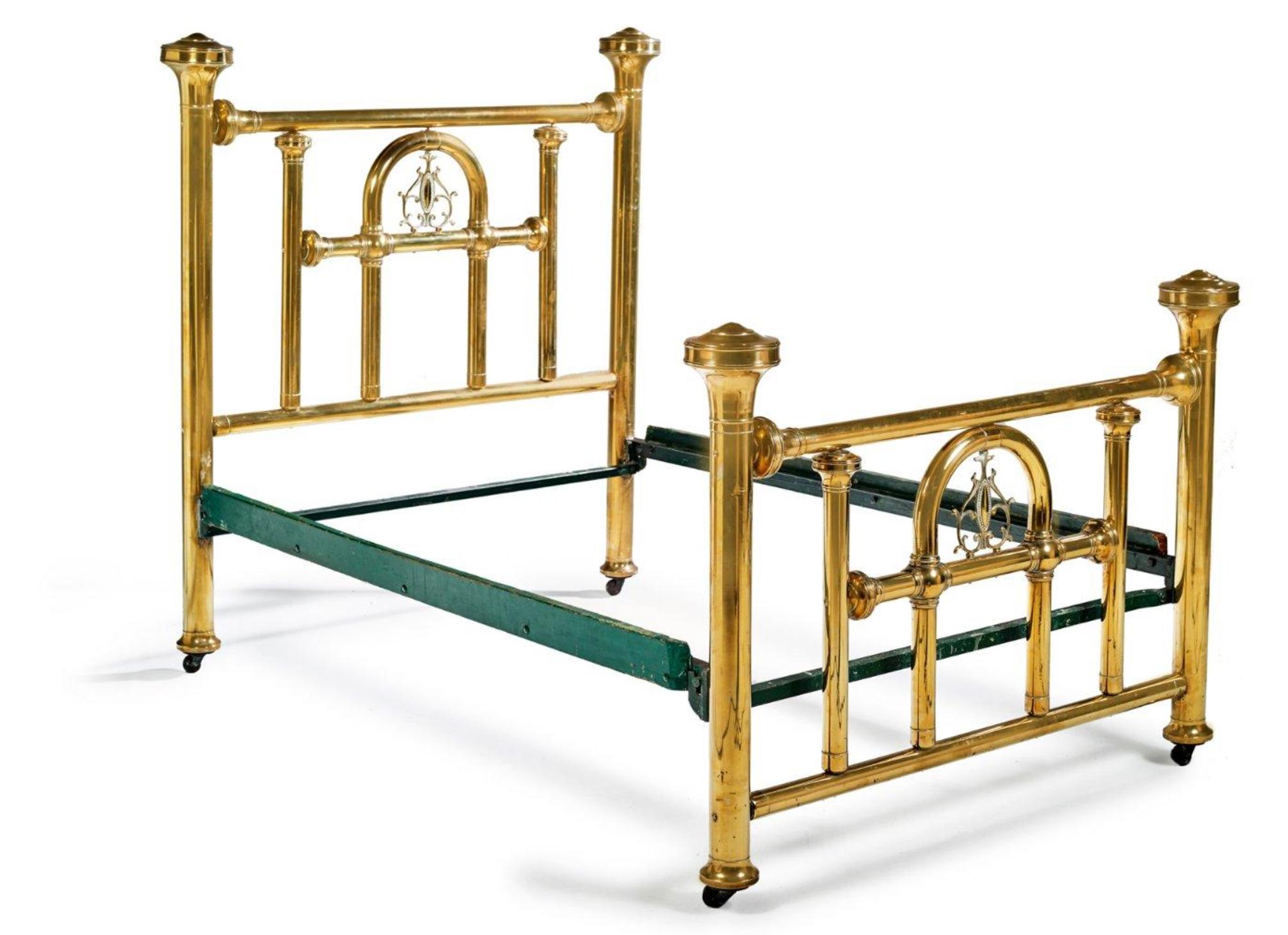brass bed frame