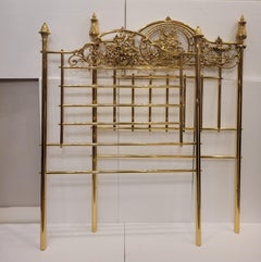 French Bed Headboards in golden bronze Bed Frame