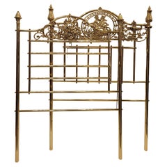 Used French Bed Headboards in golden bronze Bed Frame 