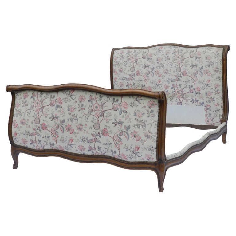 French Bed Us Queen Uk King Size Roll Top Includes Recovering Free At 1stdibs French Bed Us Queen Uk King Size Roll, American King Size Bed Vs Uk