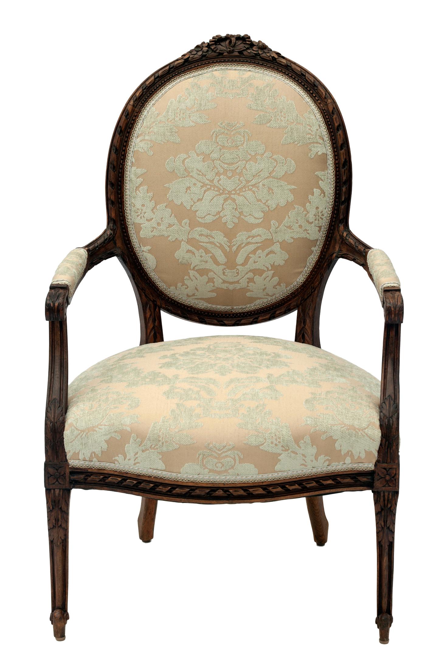 Louis XV French Bedroom Chair For Sale