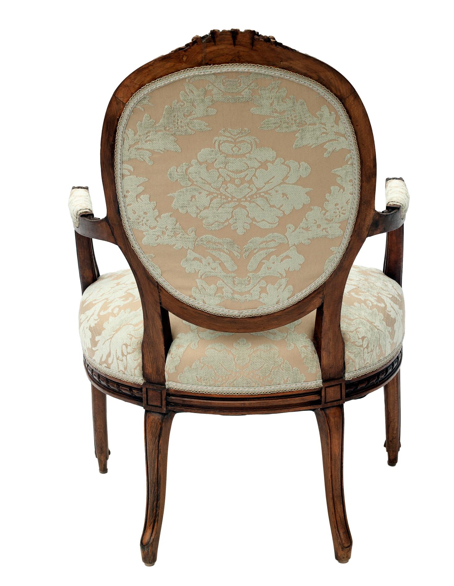 19th Century French Bedroom Chair For Sale