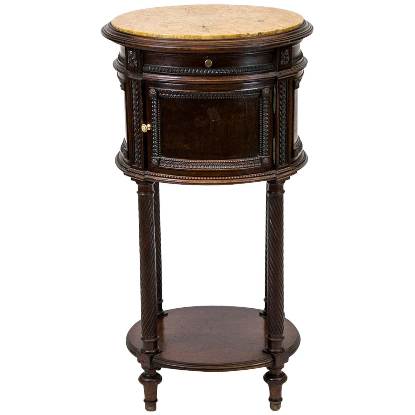 French Bedside Commode/Table For Sale at 1stDibs | antique bedside ...