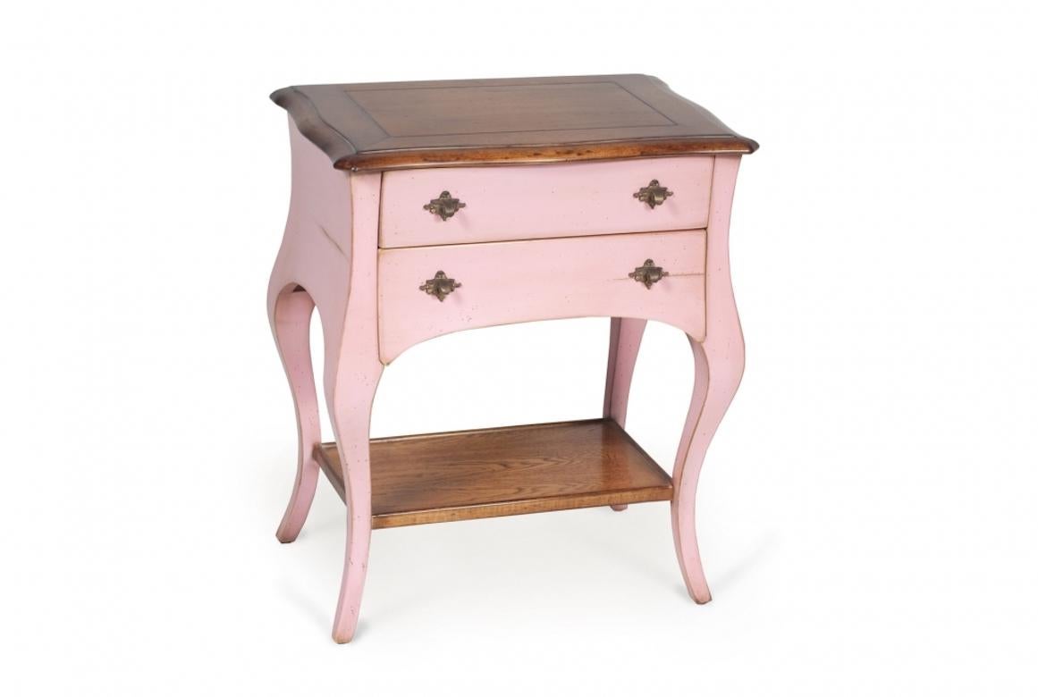 Wood French Bedside Table, 20th Century For Sale