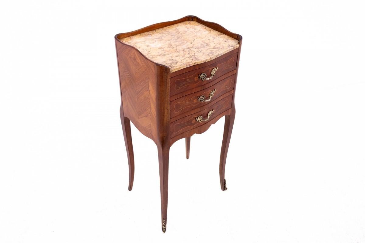 French bedside tables, circa 1920. 1