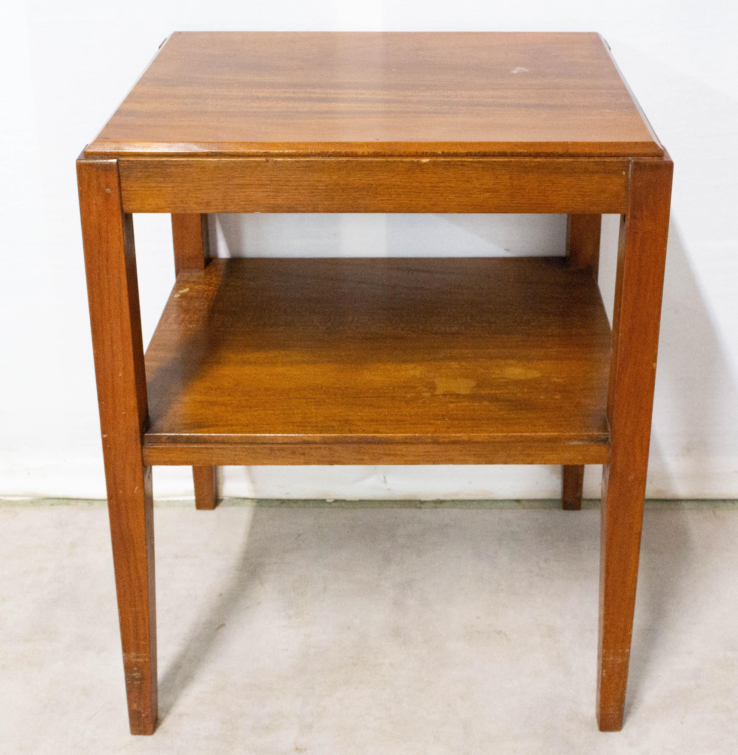 French Beech Console Table 20th Century, circa 1950 In Good Condition In Labrit, Landes