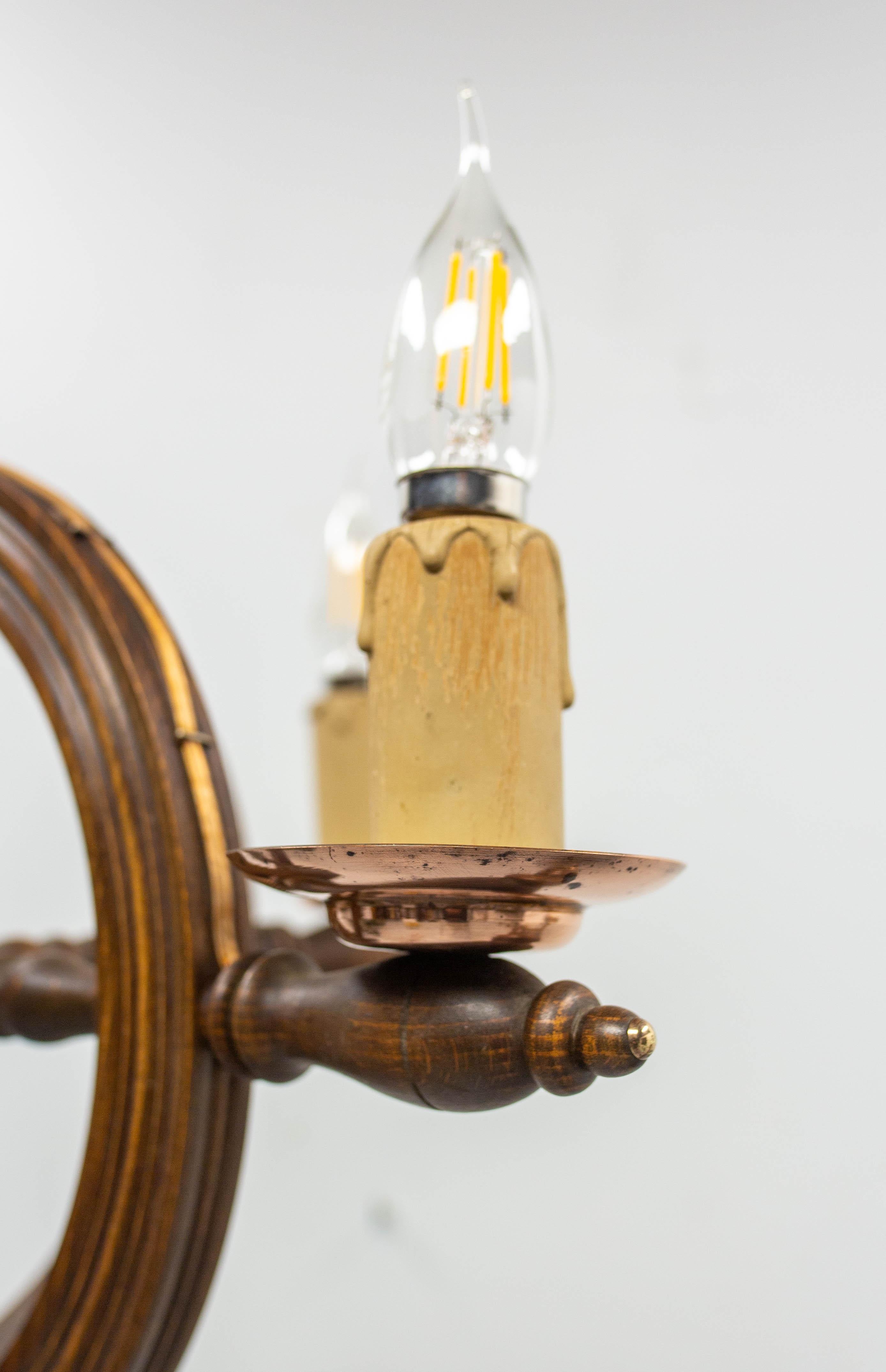 Lampadario a soffitto francese in Beeche e Cooper, circa 1940 in vendita 2