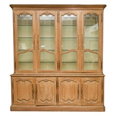 French Beechwood Bookcase