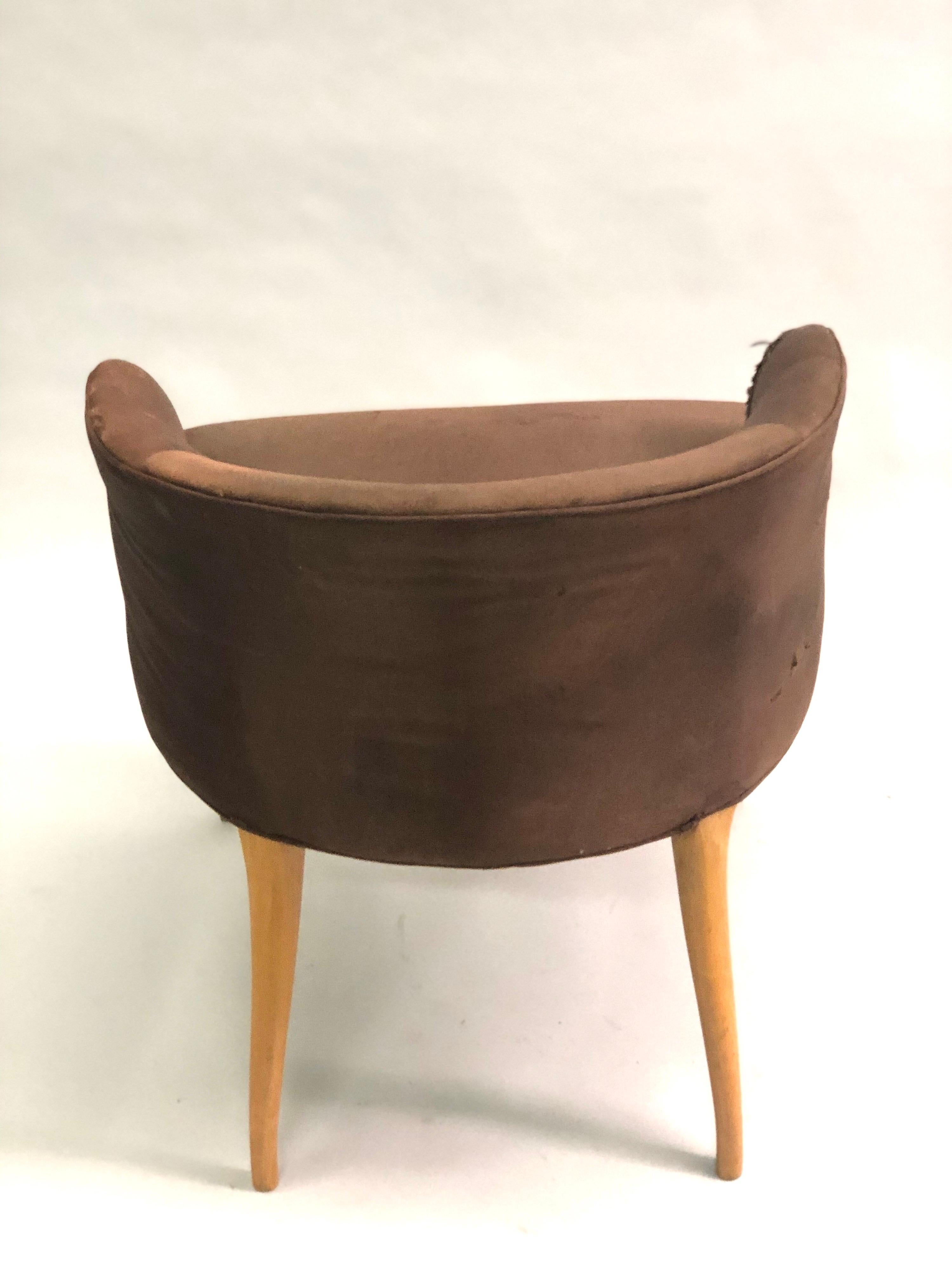 Van der Borcht Freres, 1925-1930 - Fauteuil de courtoisie Art déco français / belge en vente 5