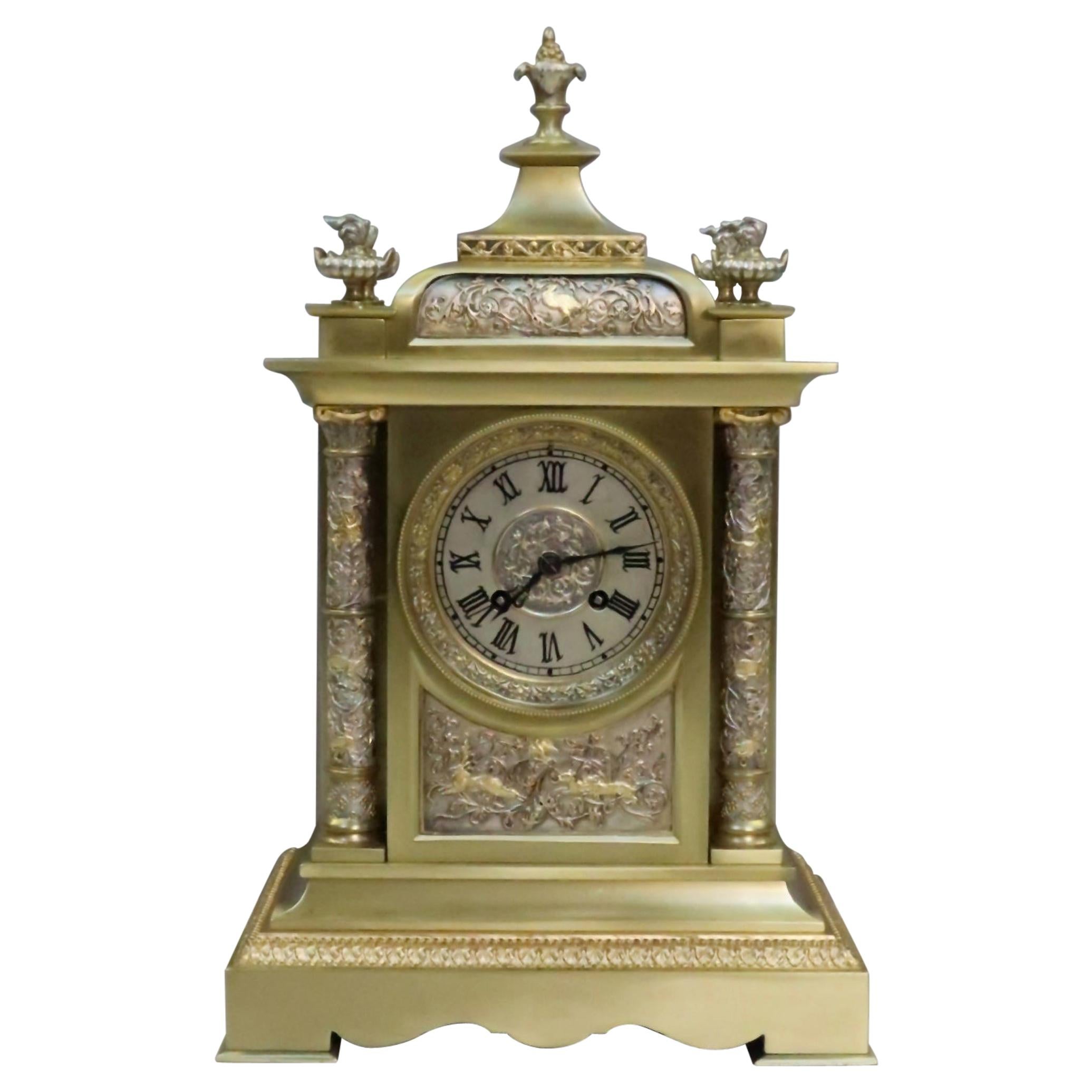 Metal Mantel Clocks 1,314 For Sale at 1stdibs