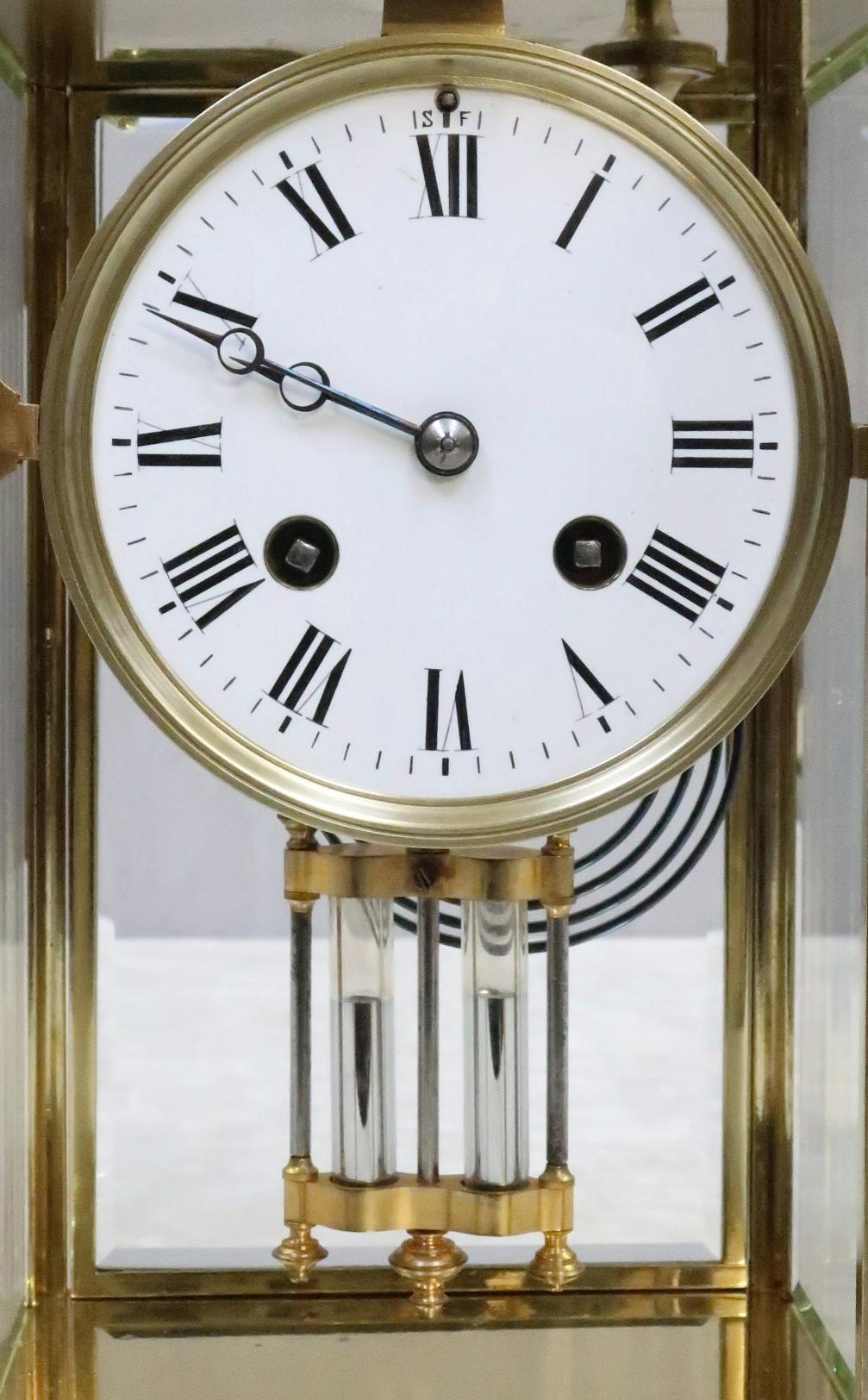 brass mantel clock