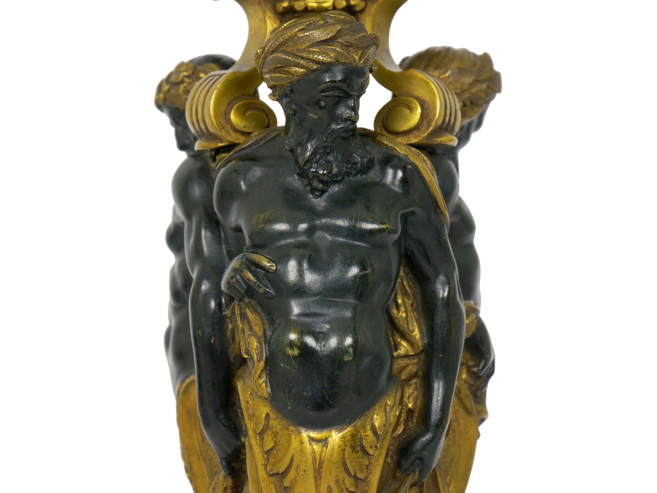 French Belle Époque Bronze Table Lamp 7